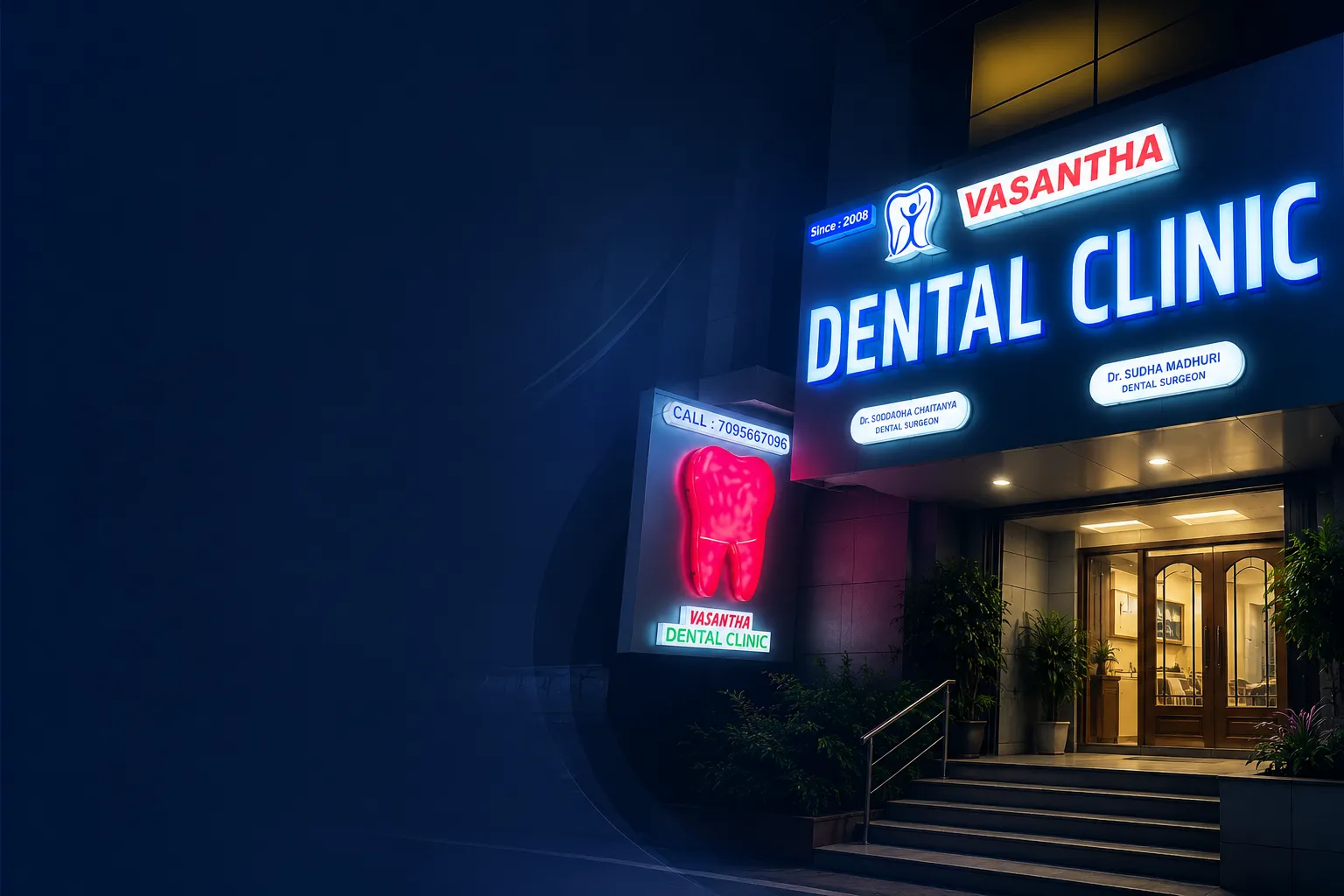Advanced dental equipment at Vasantha Dental Clinic MVP Colony